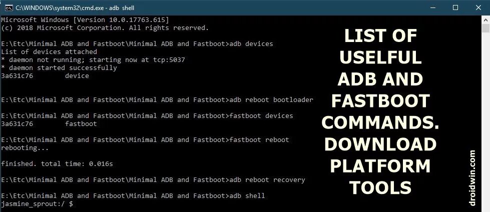 Прошивка андроид через fastboot