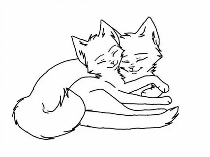 Нарисовать 2 кошки