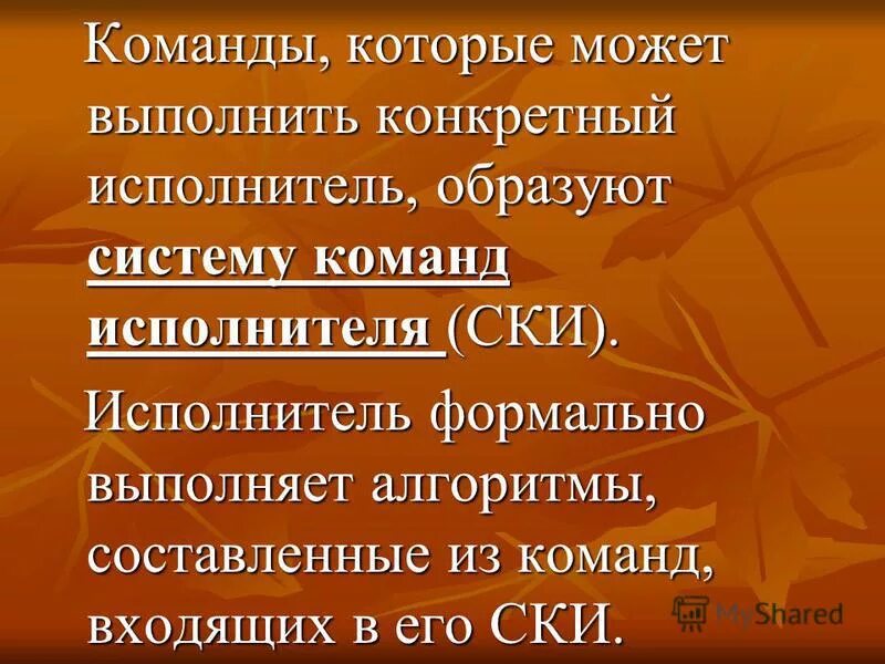 Команды которые может выполнить конкретный. Школьный алгоритмический язык информатика. Совокупность команд которые могут быть выполнены исполнителем. Команды которые может выполнить конкретный. Ски это в информатике.