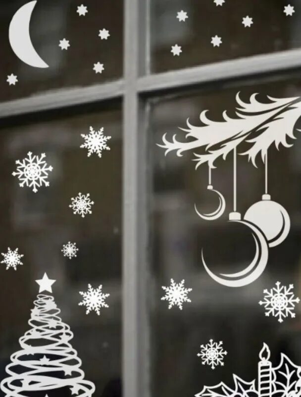 Красивые рисунки на окна. Украшения на окна. Новогодние окна. Украсить окна к новому году. Узоры на окне.