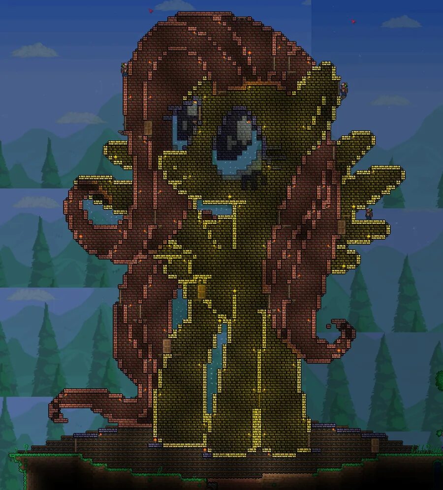 Terraria mine. Terraria my little Pony. Террария MLP. Скины террария. Рыба принцесса террария.