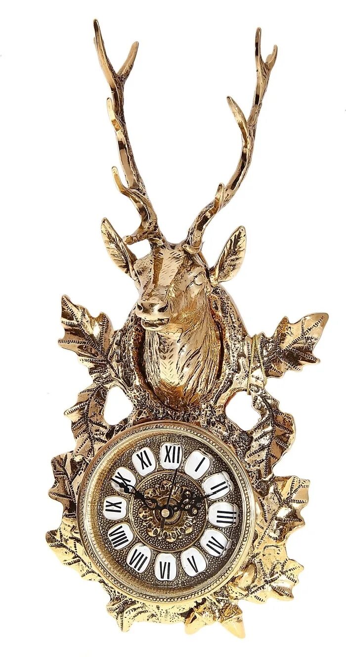 статуэтка "олень". часы настенные голова оленя. часы настенные голова оленя. часы олень. голова оленя часы.