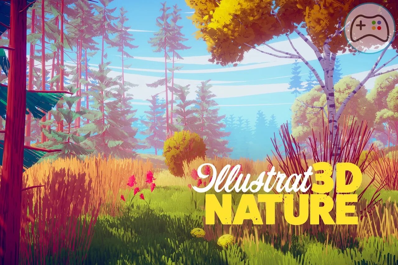 Natural last. Unity nature. Nature Assets. The vegetation engine Unity. Illustrator nature.