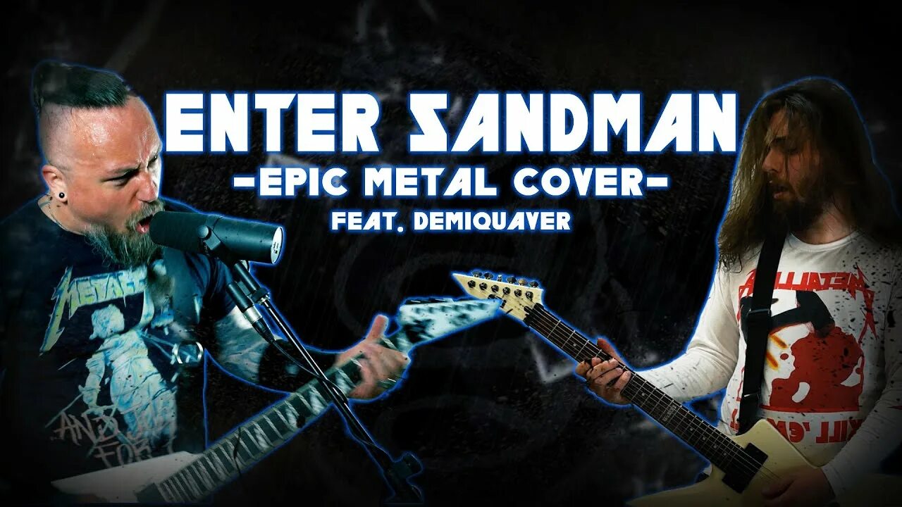 Epic metal cover. Demiquaver. Skar Productions музыкант. Зимний свитер Metallica enter Sandman "Santaman" Metal Rock Band Winter Christmas Sweater.