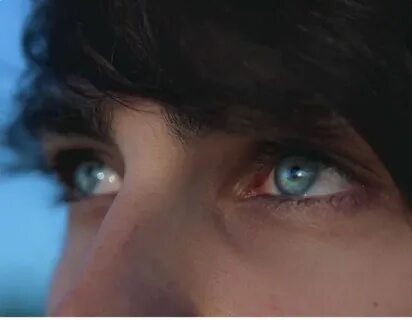 His eyes were