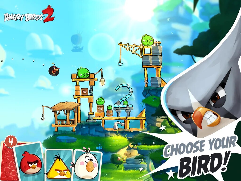 Angry birds 2 русский. Angry Birds 2 игра. Игра Энгри бердз 2 злые птицы. Angry Birds игры Rovio. Angry Birds 2 игра птички.