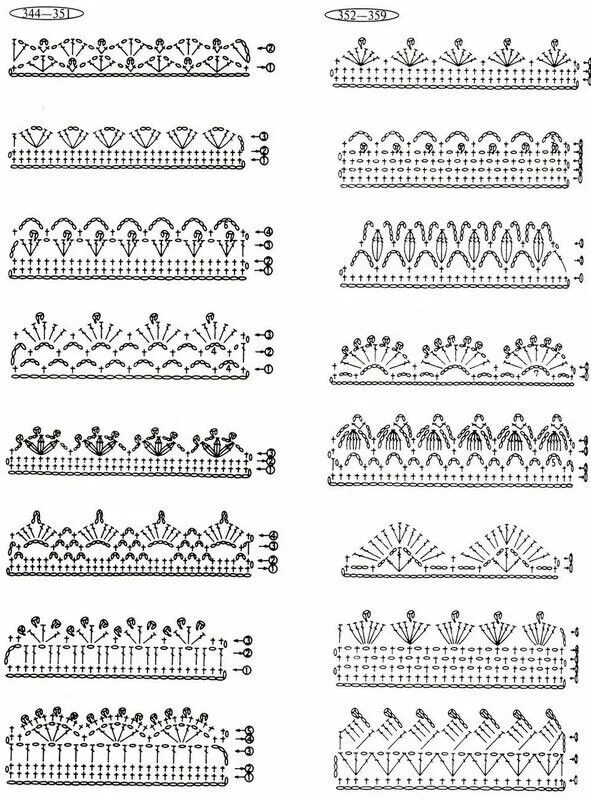 MES FAVORIS TRICOT-CROCHET: 75 bordures au crochet Ganchillo, Bordes de ganchill