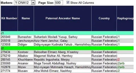 Ингушские фамилии