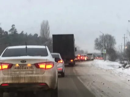 Причина пробки на трассе пермь