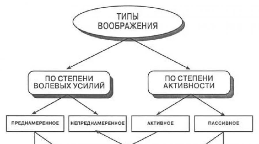 Расстройства воображения. Патологии воображения в психологии. виды нарушения воображения. классификация видов воображения. виды воображения схема.