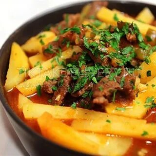Азу по татарский с картошкой