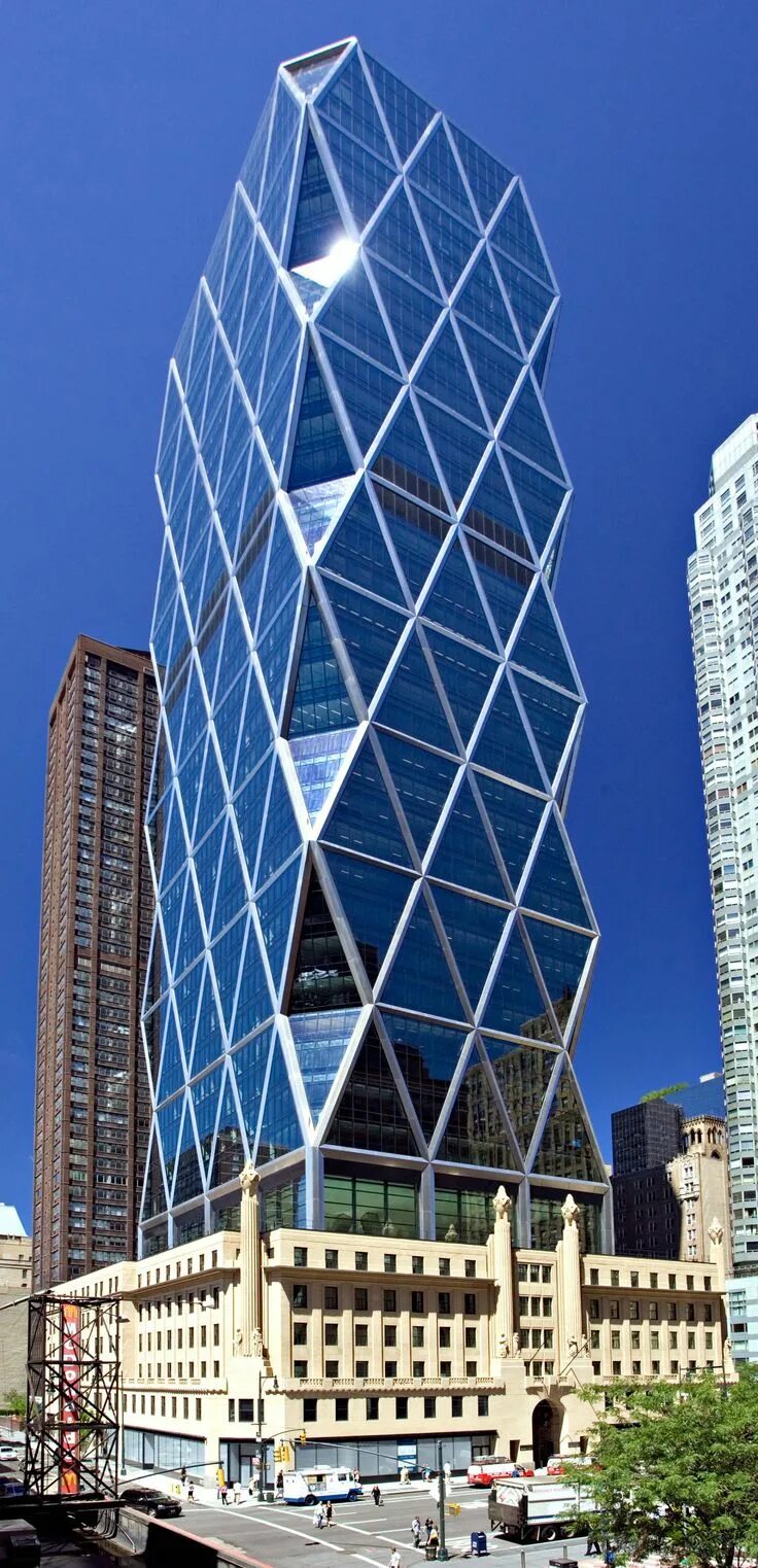 The hearts tower. Hearst tower в нью-йорке.