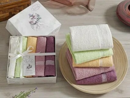 Набор полотенца махровые