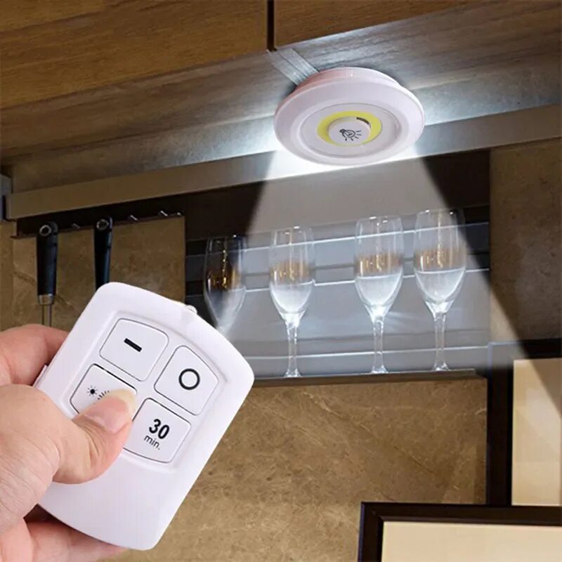 Беспроводной лед светильник. Светодиодный фонарь-подсветка push light 3 вт на батарейках. светильники на батарейках для кухни. светильник в шкаф на батарейках. беспроводной светодиодный светильник для кухни.