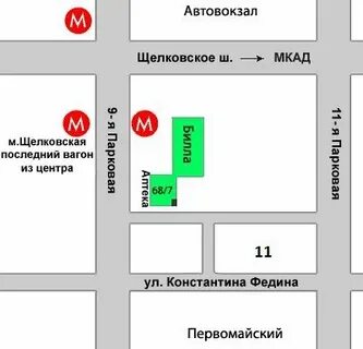 Щелковская где