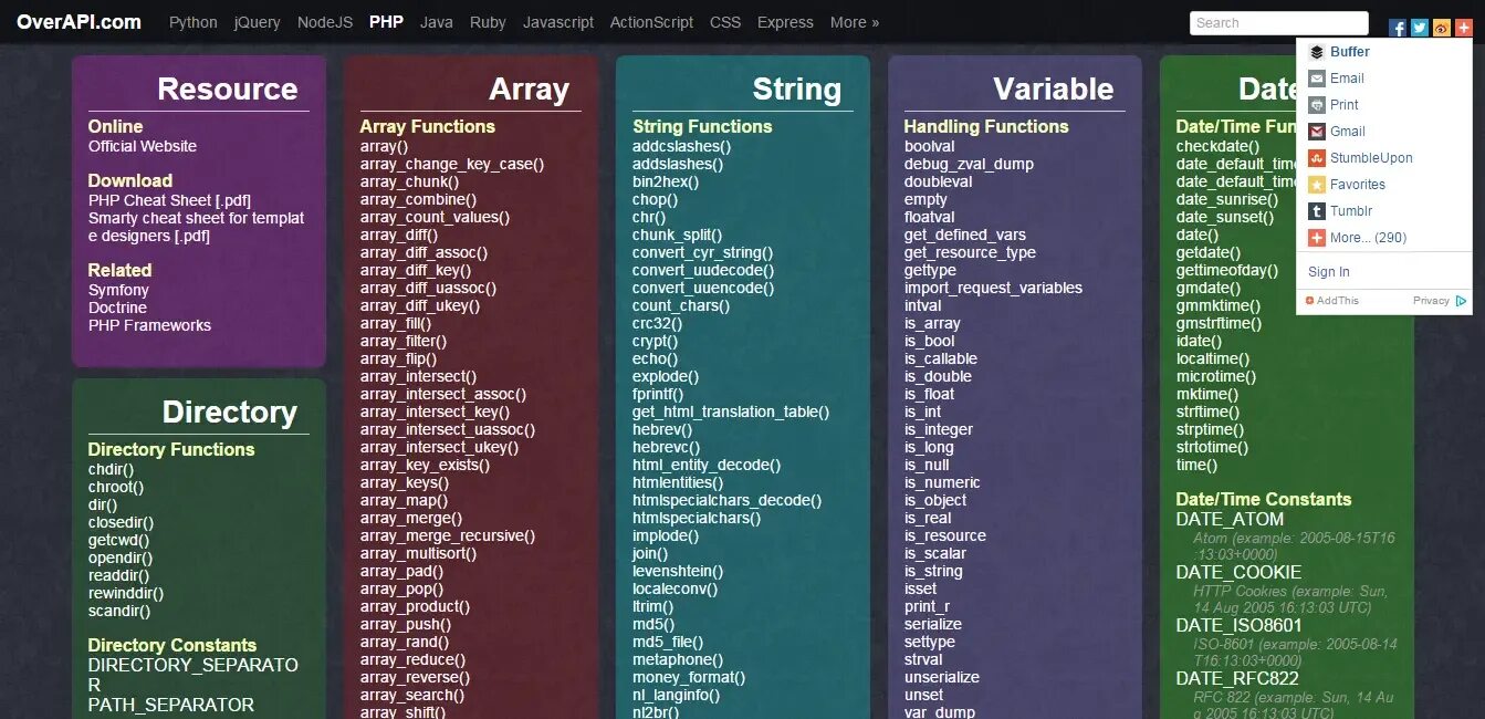 Chars php. Шпаргалка по php. шпаргалка по node js. php cheat sheet. шпаргалка по php 8.