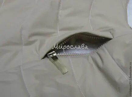 Как вшить молнию в карман куртки