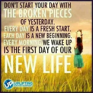 Every new beginning