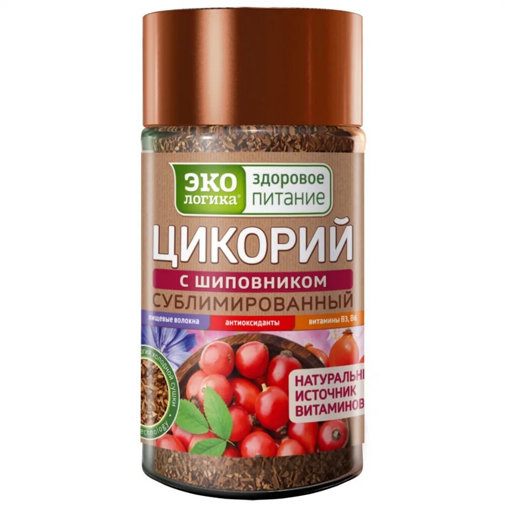 Цикорий Экологика 85 гр. Цикорий Экологика ст/б 85г. Цикорий МКП 85гр. Цикорий Экологика сублимированный.