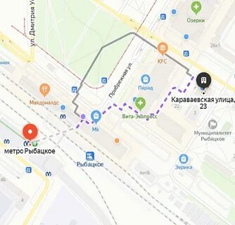 М рыбацкое адрес