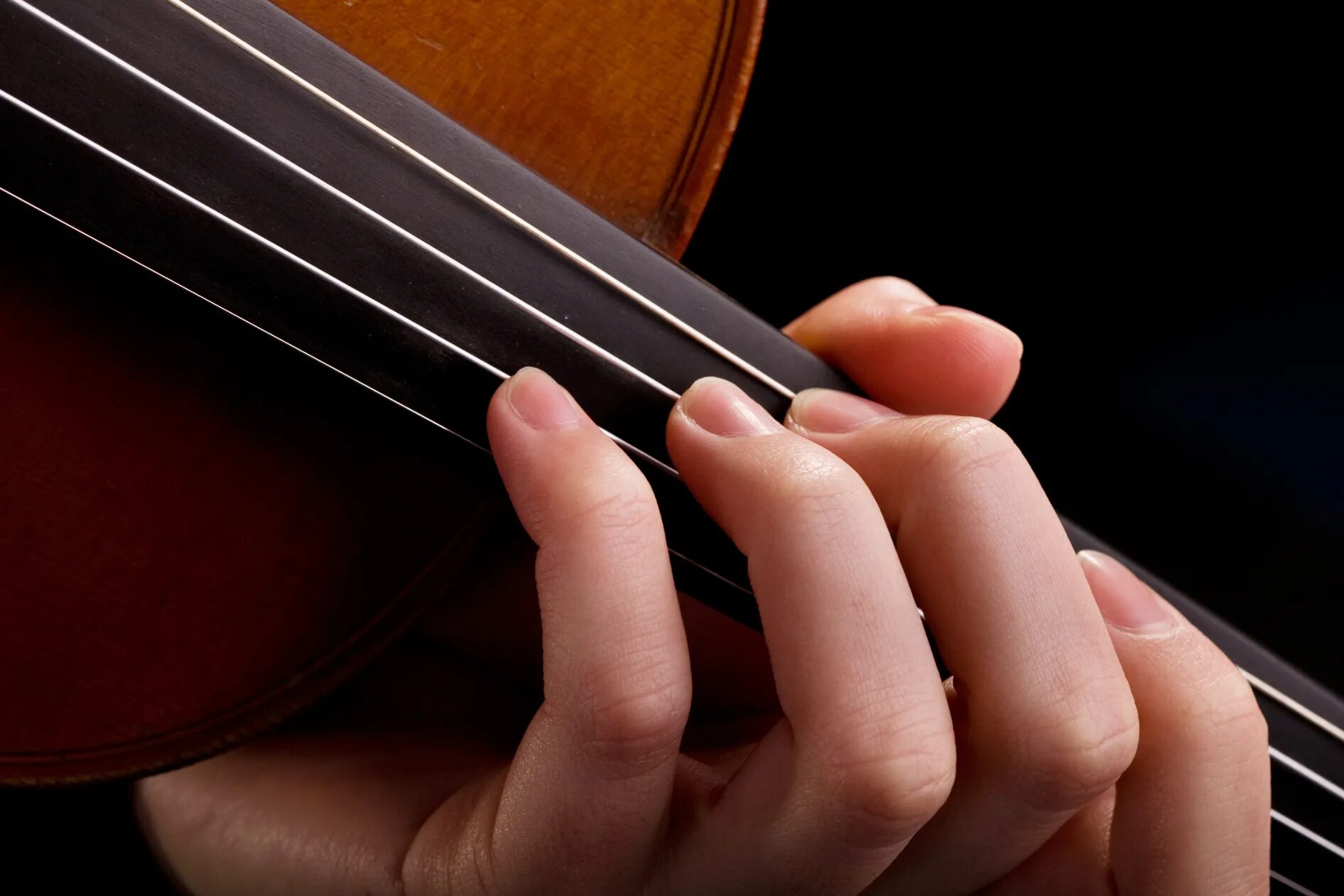 Скрипка пальцы