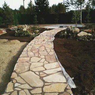 Укладка дикого камня