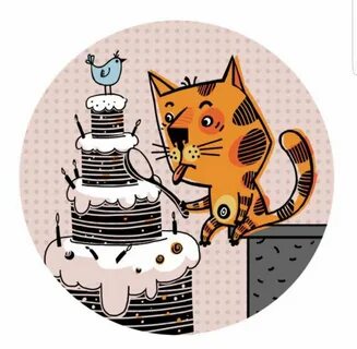 Картинка на торт котики