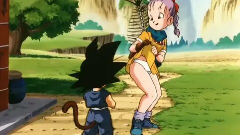 Bulma le muestra su cuerpo a Goku - YouTube.