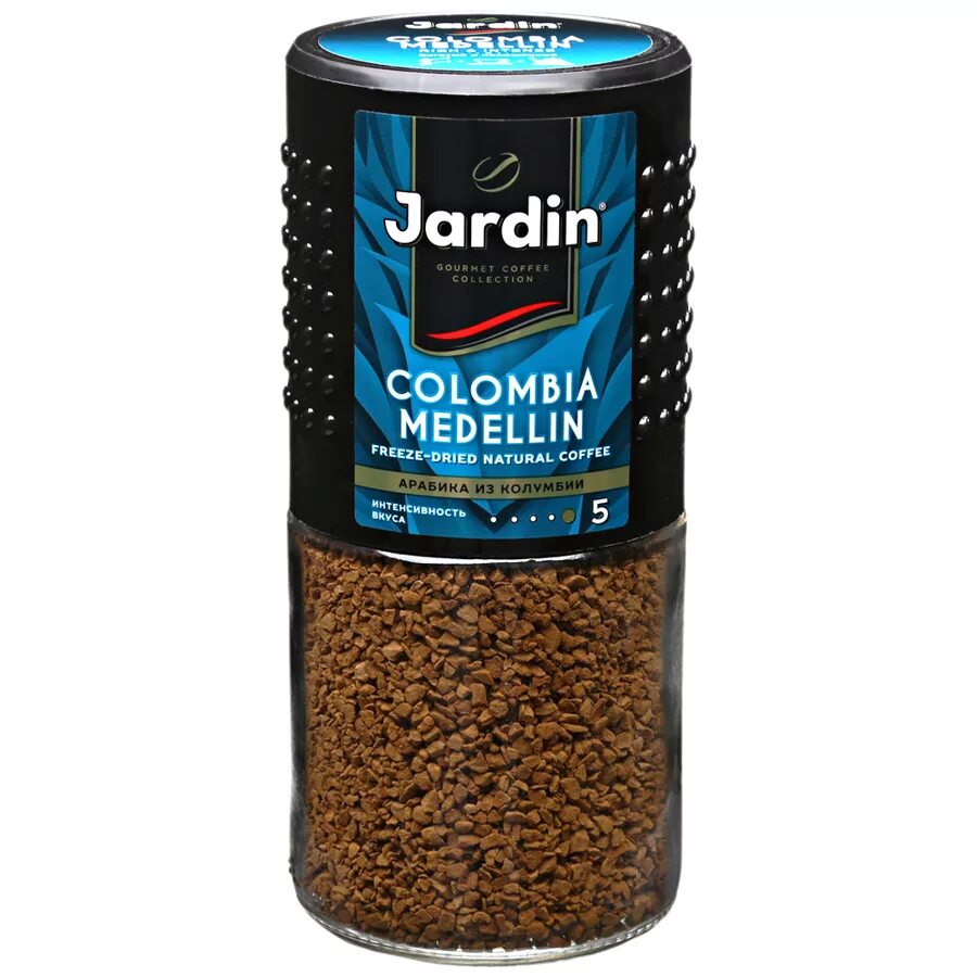 Кофе "Жардин" Колумбия Меделлин 95 гр. Кофе Жардин Колумбия стекло 95 гр. Кофе Jardin Colombia Medellin растворимый 95 г. Кофе Жардин Колумбия 95 грамм. Купить кофе жардин растворимый