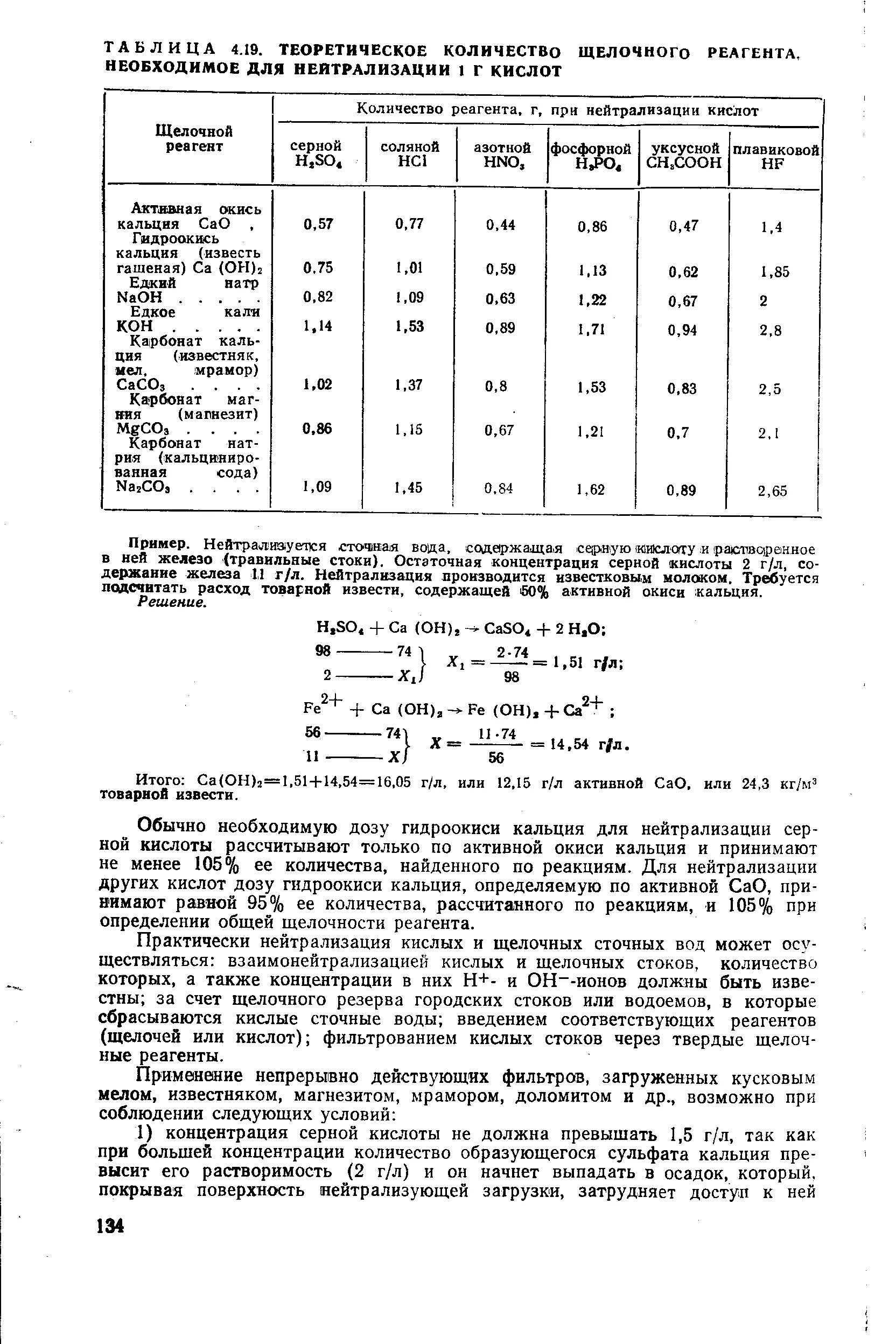 Щелочной реагент. Расход серной кислоты для нейтрализации щелочности воды. Нейтрализация плавиковой кислоты. Кислоты в сточных Водах. Нейтрализация кислоты известью.