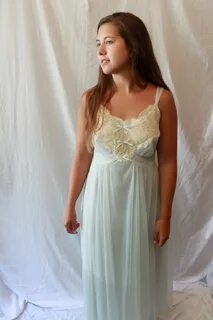 Vintage Lace Nightgown my Gotham Lingerie Sheer Nighty Etsy.