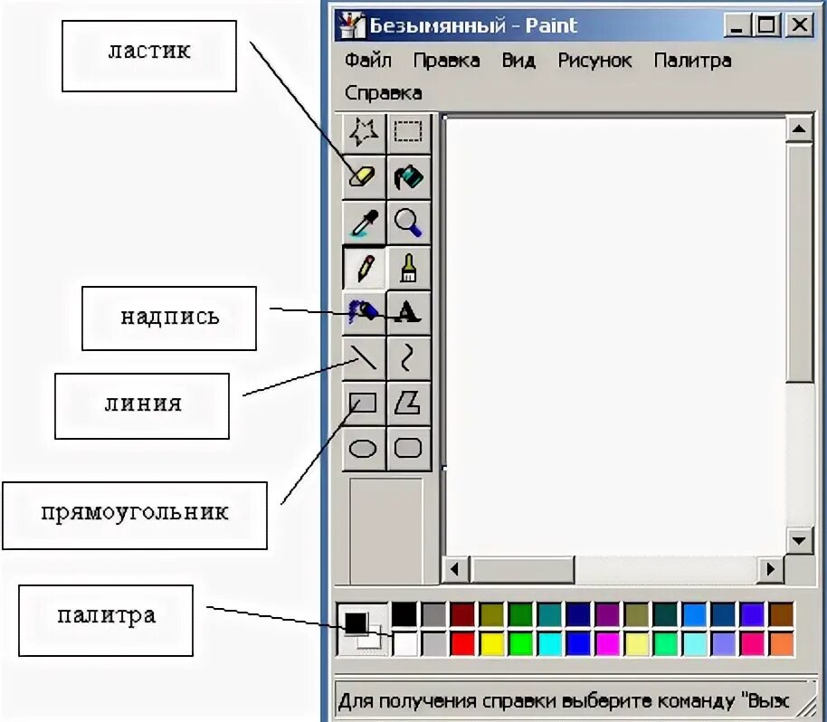 Какой инструмент нужно использовать для рисования линии. Инструменты рисования графического редактора. Инструменты рисования графического редактора Paint. Инструмент линия в Paint. Название инструментов графического редактора Paint.
