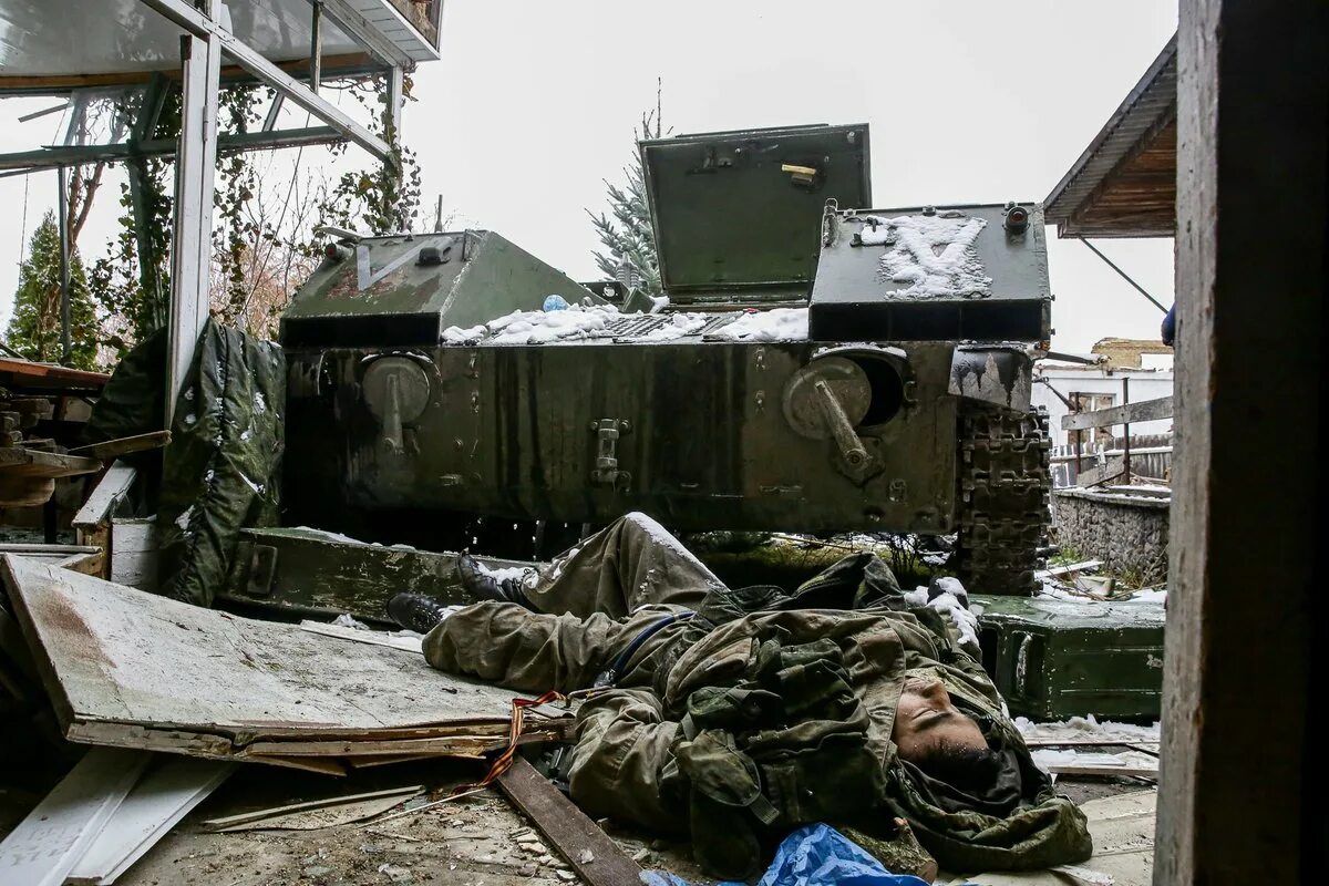 Убитые украинские военные.