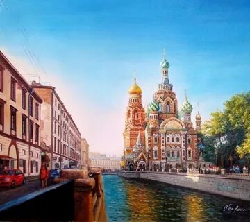 Санкт петербург картина маслом