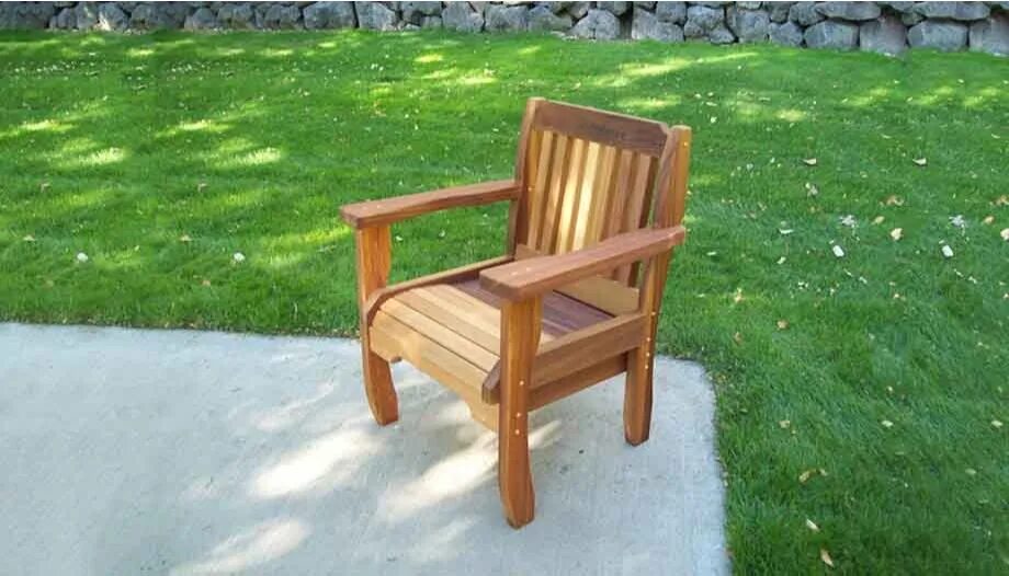 DIY Garden Chair Free Outdoor Plans - DIY Shed, Wooden Playhouse, Bbq, Woodworki