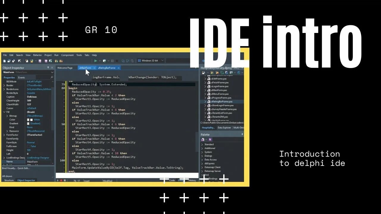 Delphi ide. Delphi ide build colors. delphi ide messages view colors.