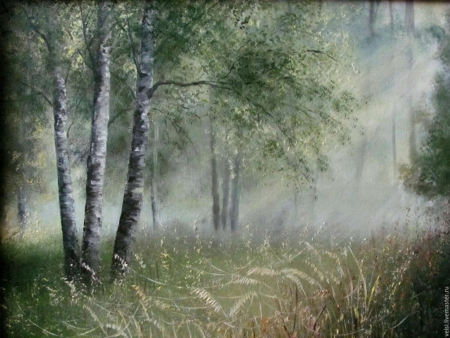Лес в тумане живопись. Пейзаж с туманом в живописи. Туманное утро в лесу живопись. Туманный лес живопись.