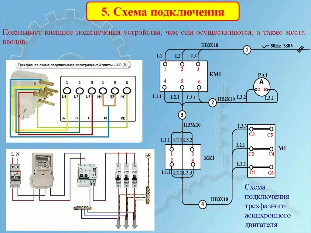 Приборы в схеме соединения. Схема подключения 3х фазной электроплиты. Схема подключения электроплиты трехфазная 380в. Схема соединения трехфазного электроплиты. Схема подключения плиты 380 вольт.