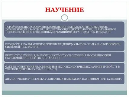 Метод научения поведению