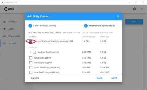 Visual installer 2019