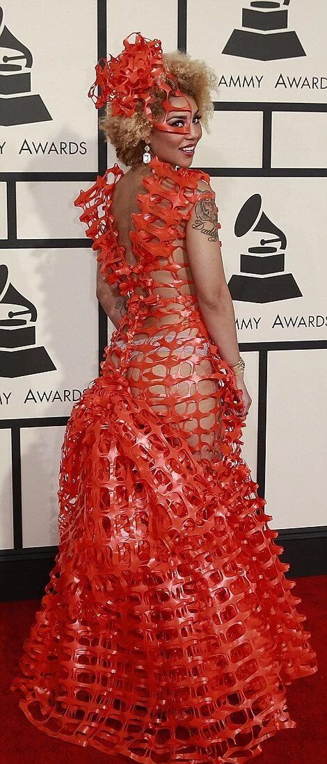 Who wears a wig and gown. Joy 2015. Джой вилла. Grammy awards cake. Платье vila.