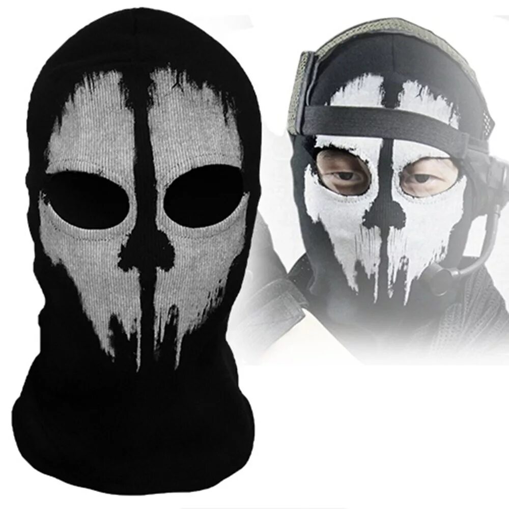 Гоуст маска. Call of Duty Ghosts маска. Балаклава Ghost Mask. Балаклава с черепом призрака.