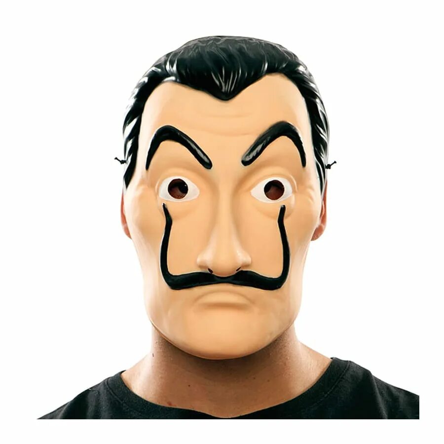 Включи маску есть. La casa de papel маска. Маска Сальвадора дали бумажный дом. Salvador Dali маска. Маска с усами.