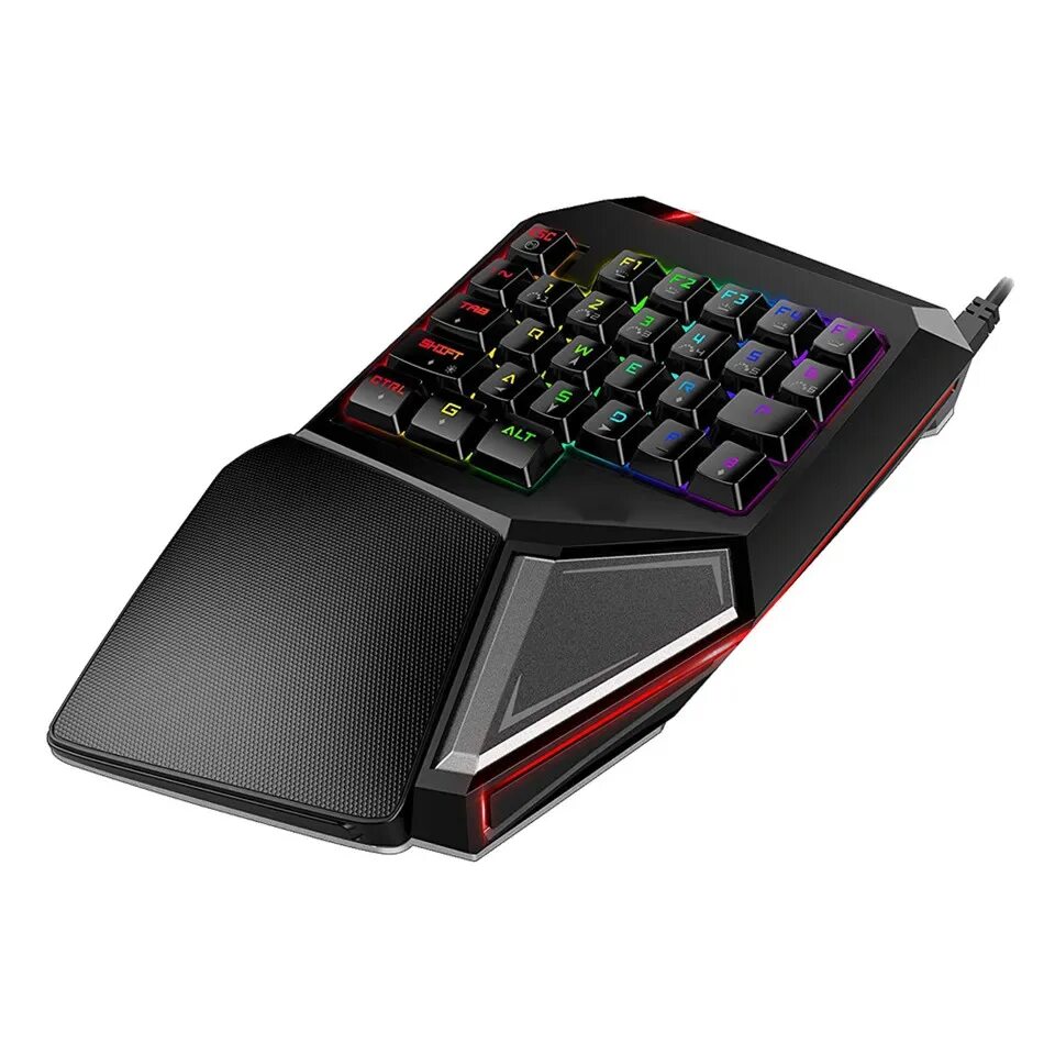 Мини игровая клавиатура для пк. Кейпад delux t9. клавиатура delux t9. игровая геймерская клавиатура delux t9 pro. allreli t9 plus.