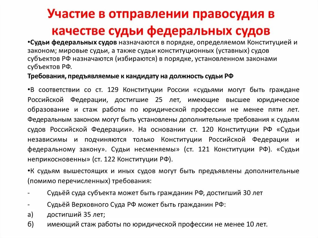 Участие в отправлении правосудия. Участвовать в отправлении правосудия это. Судьи федеральных судов назначаются. Участие представителей народа в отправлении правосудия.