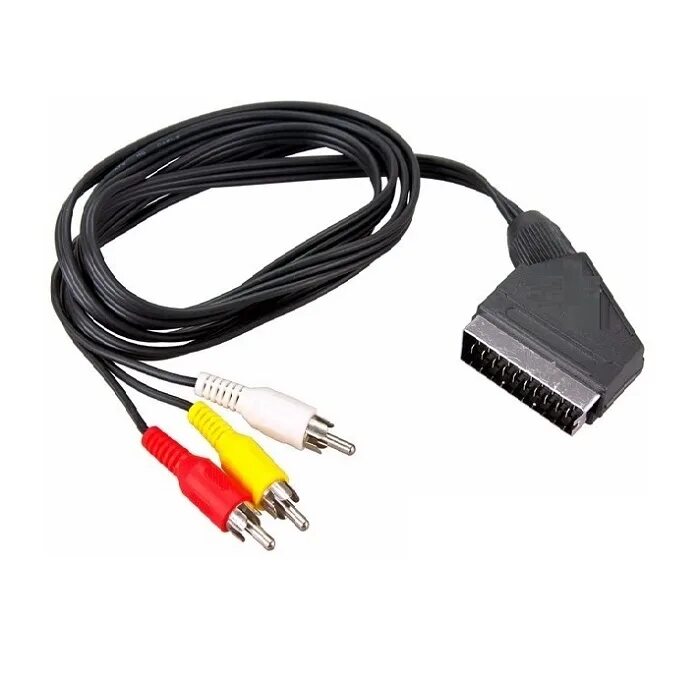 Кабель scart rca. Кабель SCART 3rca. SCART - 3rca, 3 м с переключателем. Кабель скарт 2 RCA. Шнур SCART 4rca блистер.