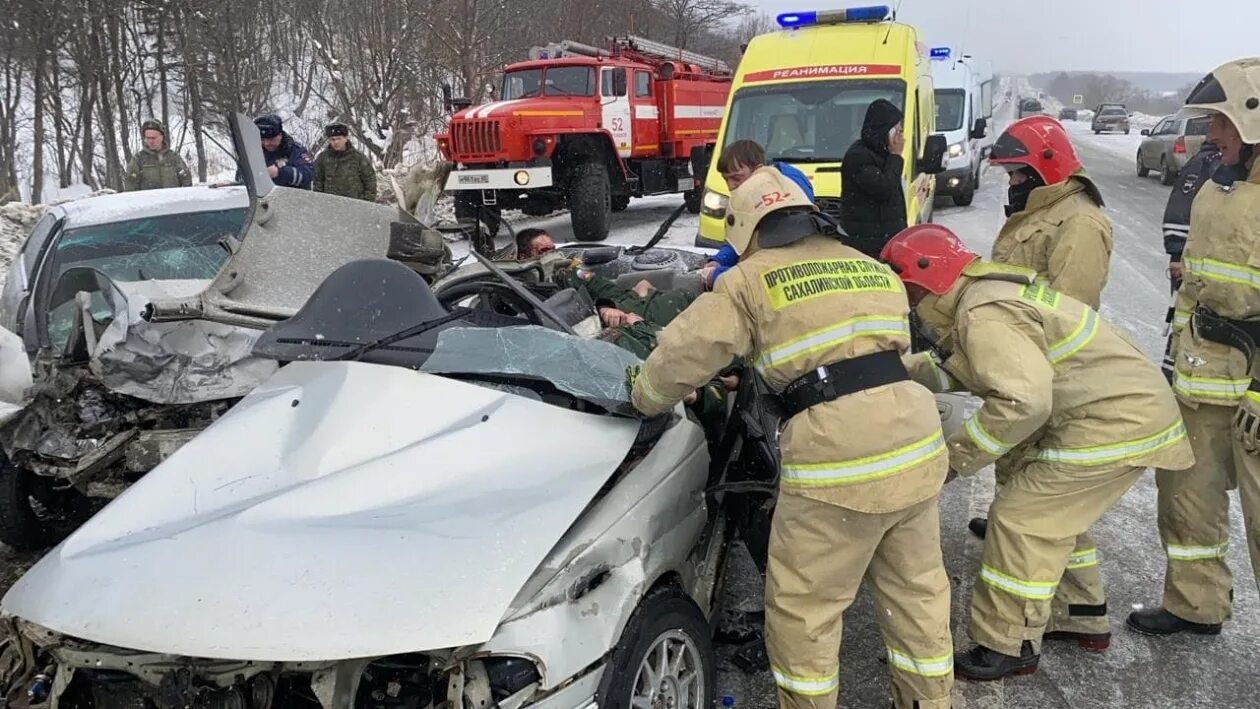 Аварию Южной Сахалинской.