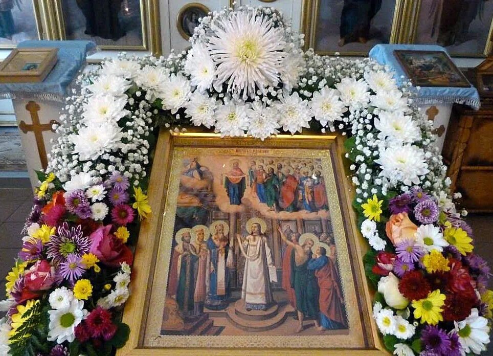 покров украшение храма. рождество богородицы украшение храма. покров украшение храма. покров украшение храма. украшение иконы на сретение господне.