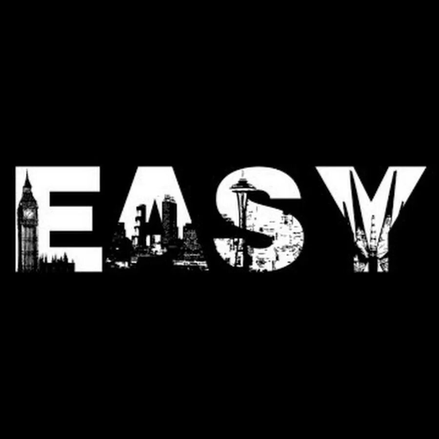 It is so easy to. Изи картинка. easy надпись. izi надпись. на изи красивая надпись.