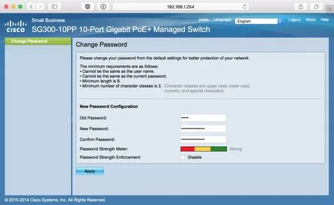 Cisco default